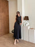Two Piece Sleeveless Waist Coat Style With A Line Skirt